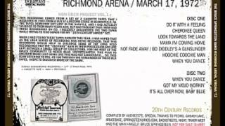 When You Dance Bruce Springsteen Band 1972 03 17, Richmond Arena, Richmond, VA