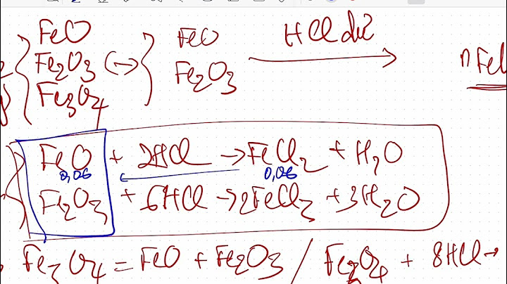 Cân bằng hóa học fe3o4 hcl fecl2 fecl3 h20 năm 2024