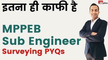 MP PEB Sub Engineer Recruitment 2022 | Previous Year | Surveying