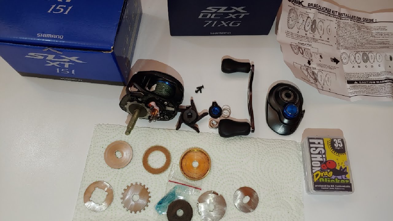 Shimano SLX XT & SLX DC UPGRADE With DRAG CLICKER 