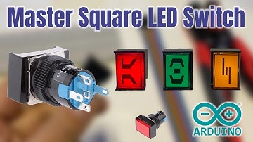 Wiring & Programming Square LED Switches for Beginners | Customize & Breadboard Compatibility!