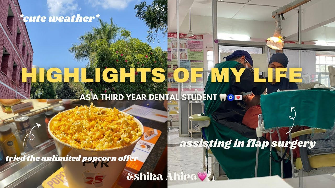 A *chaotic fun kinda week* in the life of a third year dental student 🦷 ...