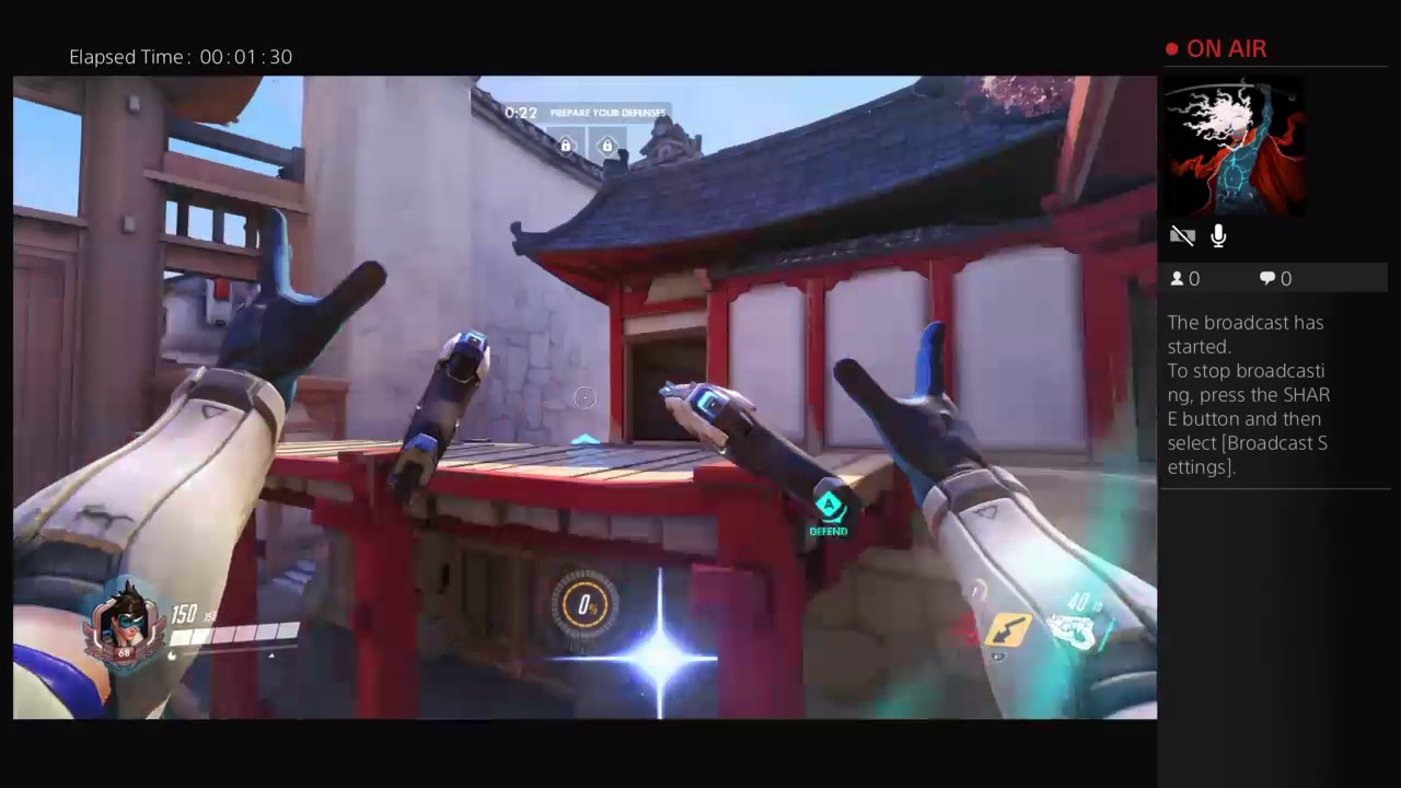 Overwatch gameplay w/K660i1