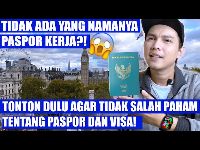 perbedaan paspor kerja dan wisata