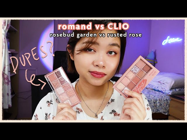 DUPES? CLIO RUSTED ROSE vs ROMAND ROSEBUD GARDEN