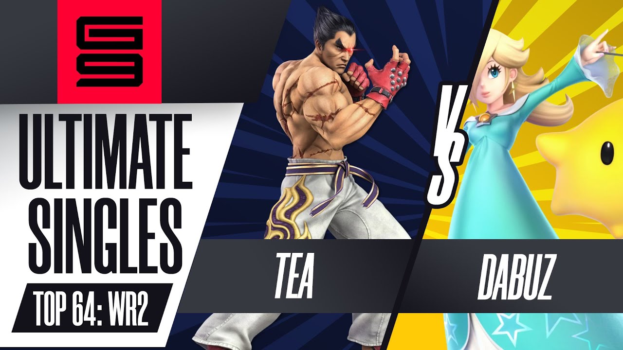 Tea (Kazuya, Pac-Man) vs Dabuz (Rosalina, Olimar) - Ultimate Singles Top 64: Winners R2 - Genesis 9