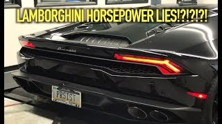 How much HP does a Lamborghini REALLY have?