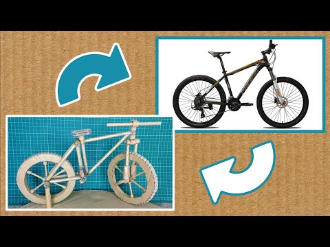 DIY Miniature Bike On Cardboard Cara Membuat Sepeda Dari 