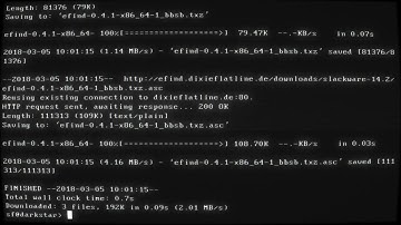 How to install efind from package.