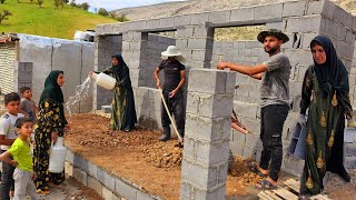 #villagehouse  The women in the Peren family help the men in building the house @peren466