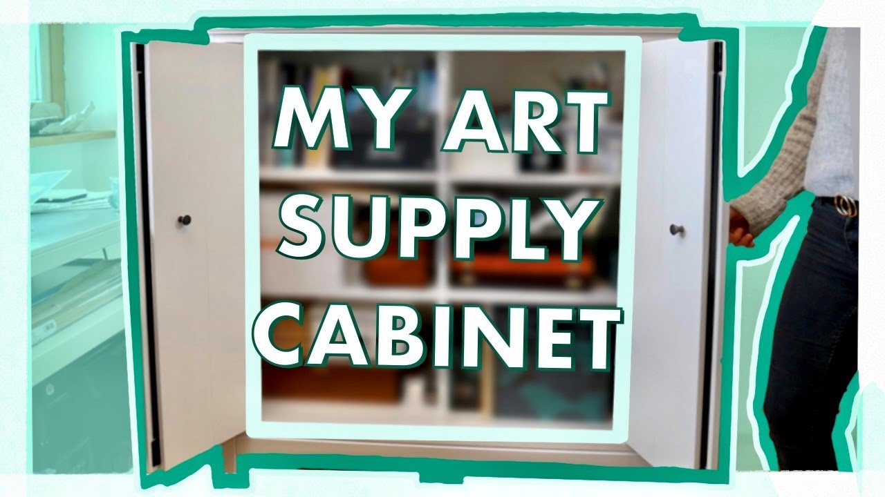ART SUPPLY ORGANIZATION Part 1/2: Cabinets & Cupboards 