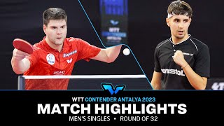 Eduard Ionescu vs Dimitrij Ovtcharov | MS R32 | WTT Contender Antalya 2023