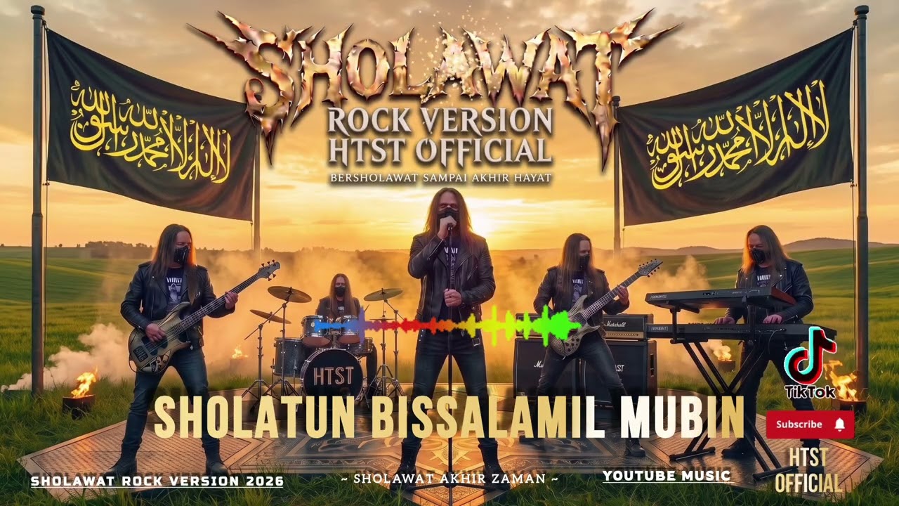 ROCKER BERSHOLAWAT 🔥| SHOLATUN BISSALAMIL MUBIN VERSI ROCK | TERNYATA SEKEREN INI 🥹 | HTST OFFICIAL 