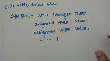 With Select When in VHDL