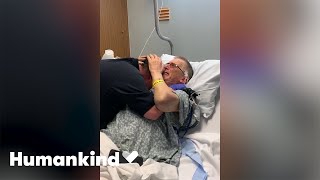 Patient sobs when he realizes paramedic is his son | Humankind