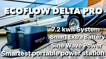 Ecoflow Delta Pro: Running 13500 btu A/C on Motorhome with Ecoflow Smart Extra Battery