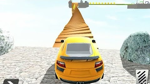 Impossible car stunt tricky tracks