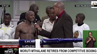 Moruti Mthalane retires from competitive boxing