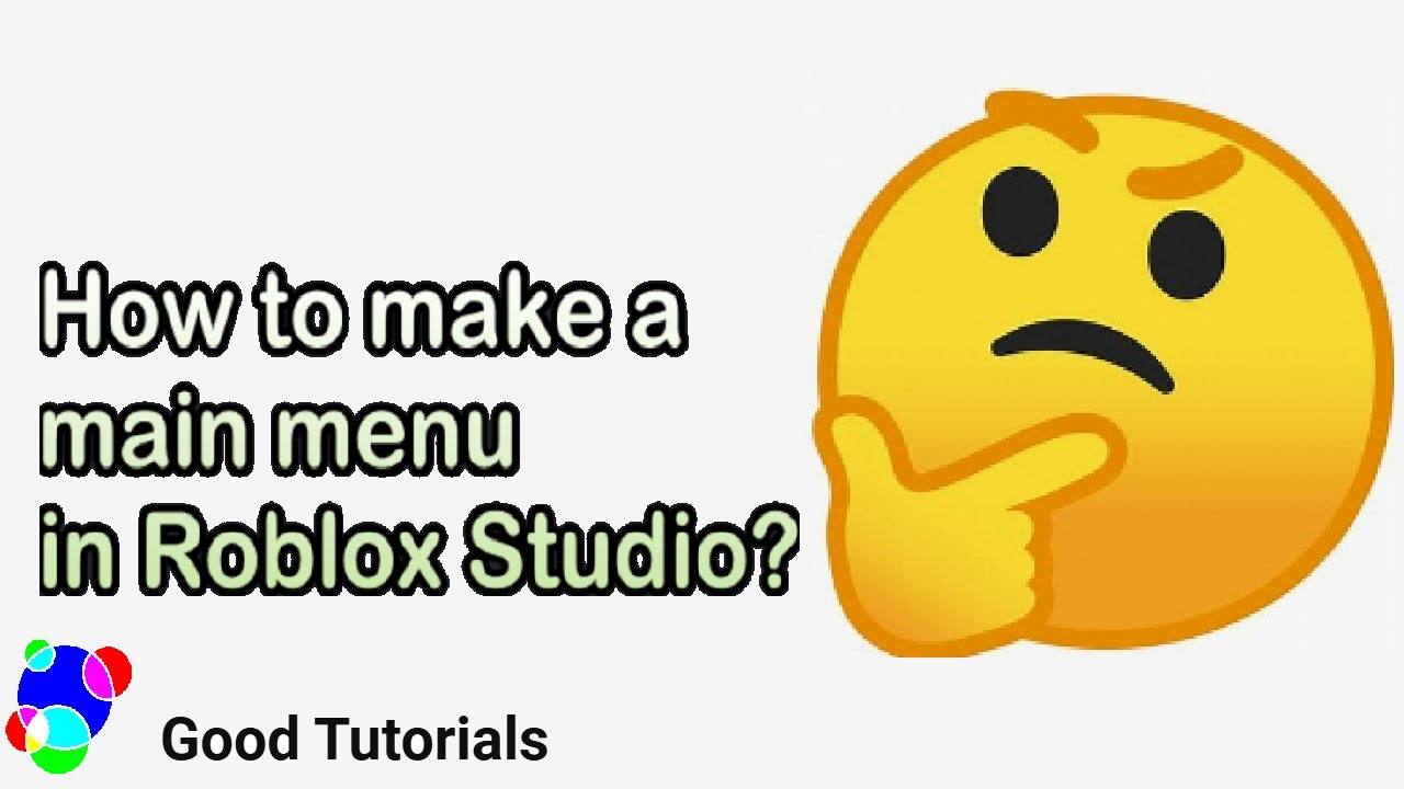 How to make a main menu in Roblox Studio? Roblox Studio Tutorial - YouTube