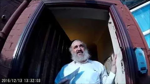13 December 2016: A brief encounter with Rabbi Dan...