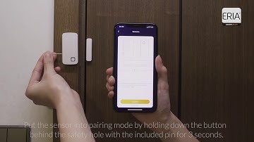 Tura ADUROSMART - How to Pair and setup the ERIA contact sensor with the ERIA hub