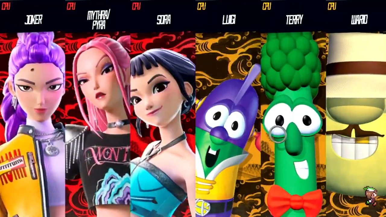 Veggietales Vs K-Pop Demon Hunter - Requested Smash Bros Battle