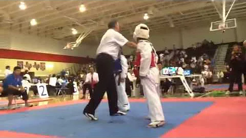 Damin Elizondo awesome Taekwondo Fight