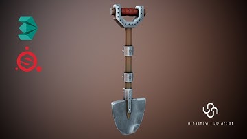 Modeling, Unwrap & Texturing Stylized Shovel - Part2 [Unwrap]