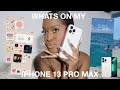 WHAT'S ON MY IPHONE 13 PRO MAX *NEW* apps & aesthetic widgets | iOS 15 + my setup for productivity
