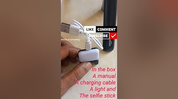 Amazon Basics Selfie Stick with tripod, remote and light #amazon #amazonfinds