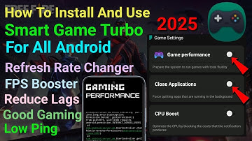 How To Install And Use Smart Game Turbo & Gaming Script in Low Android || 2025