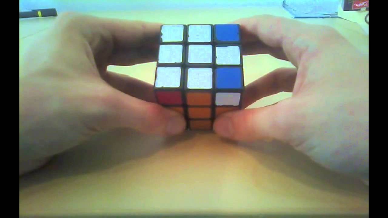 rubiks cube flip four edges