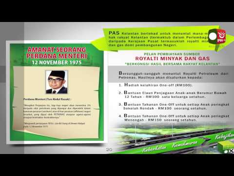 Terkini PRU13: Program PAS Kelantan (Manifesto PAS Kelantan) PRU13
