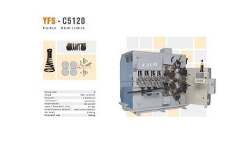 YFSpring YFS-C5120 JYF CNC Spring Coilers Oil Tempered