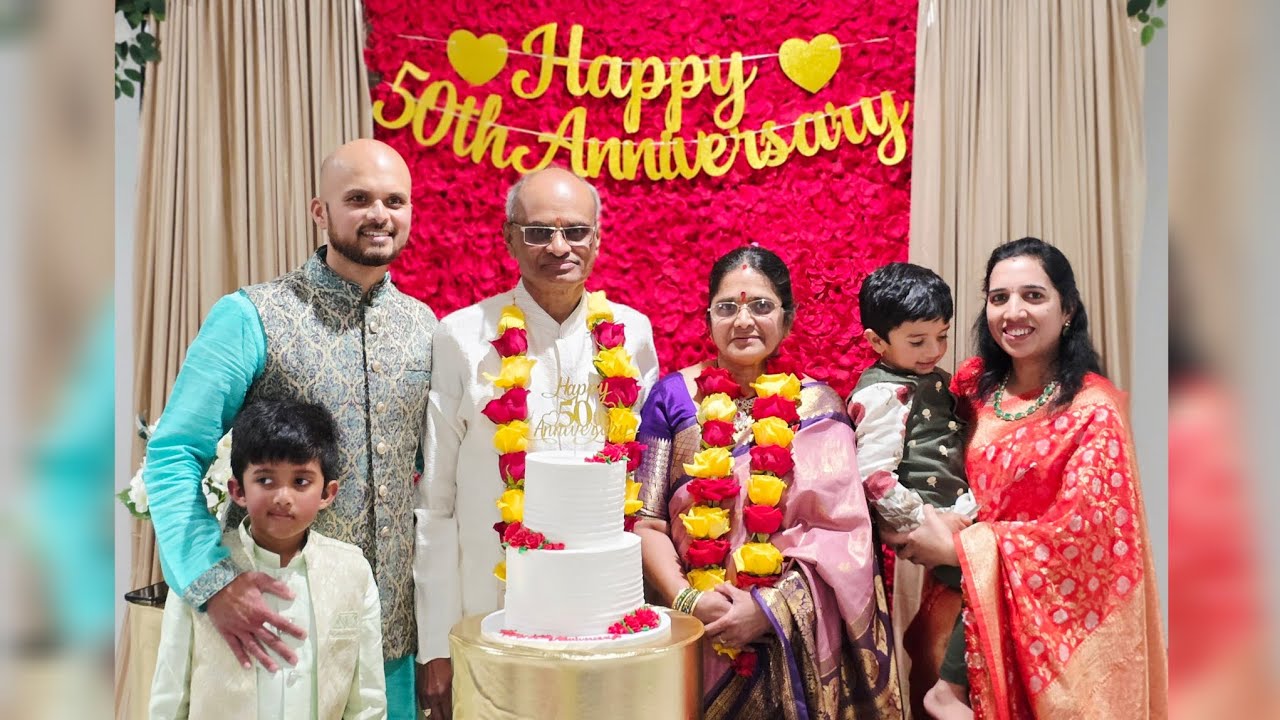 Parents 50th Anniversary Celebrations 🎊
