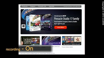 How to Screen Capturing / Tutorial Pinnacle Studio 17