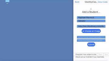 Store user-selected images in the cloud, and get a URL, with Thunkable pt2