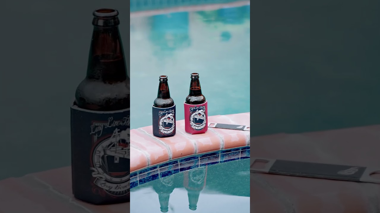 Keep your beverage cold while representing the LBC in our can holders.