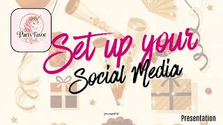 How to Set Up Your Social Media Page for Your Party Favor Business | Beginner Friendly