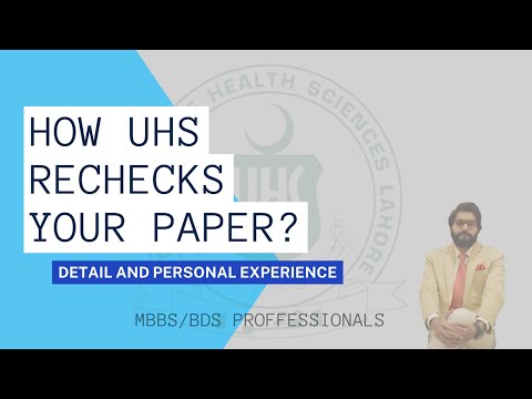 How UHS Rechecks your Paper | Mistakes in Filling Bubbles | Personal experience | Dr Mobin Official