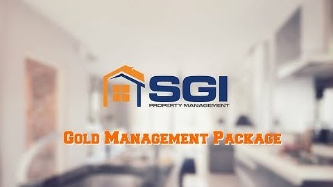 Gold Pricing Plan by SGI Property Management