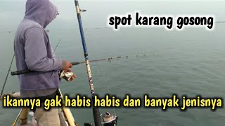 Tanjung kait !!! Bagan karang gosong G230 bikin panik para pemancing