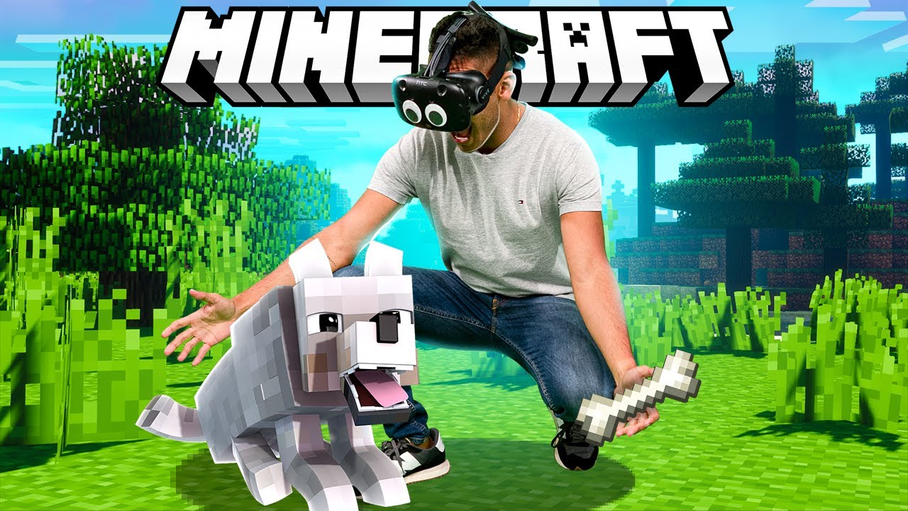 COMO é ENTRAR DENTRO DO MINECRAFT?! - Realidade Virtual