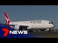 Qantas nonstop flight lands in Sydney after long-haul journey | 7NEWS