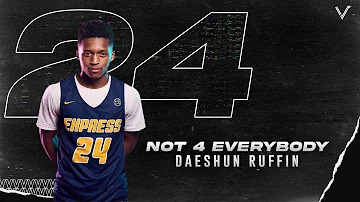 Daeshun Ruffin Mix - "Not 4 Everybody" (ft. Levi Carter)