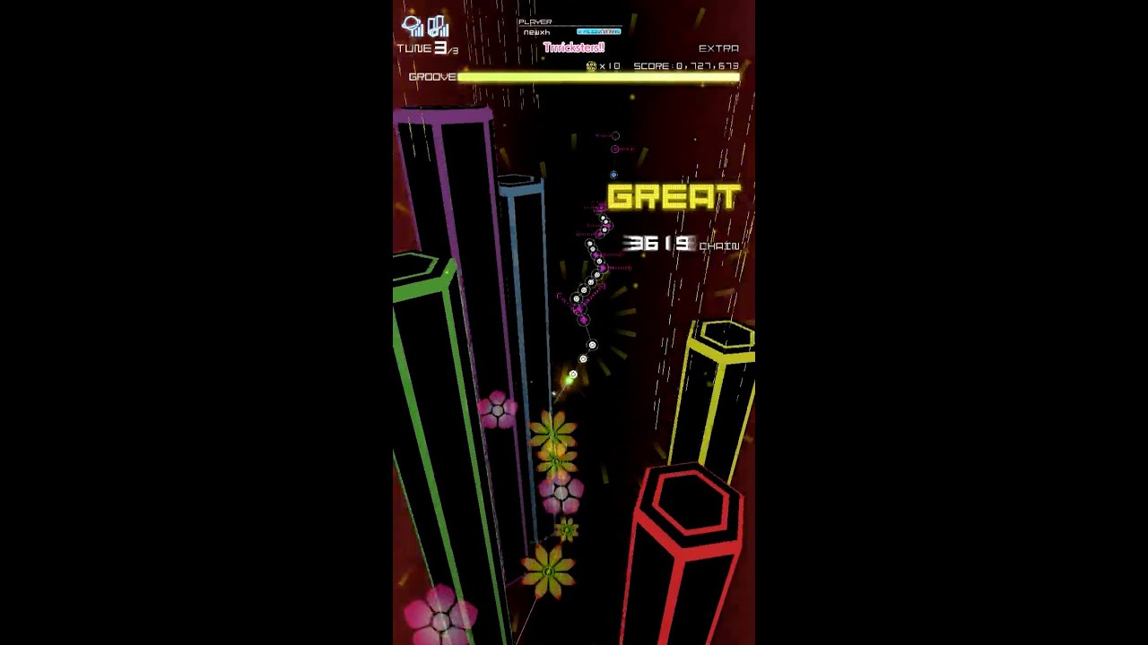 Trrricksters!! [EXTRA] FULL CHAIN 【GROOVE COASTER 4MAX】