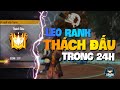 [ Free Fire ]  Leo Rank Thách Đấu Trong Vòng 24h | Conan Gaming