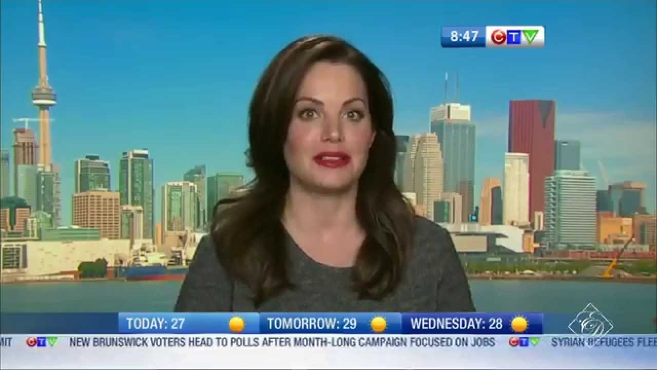 Erica Durance Promoting Saving Hope Season 3 on CTV Morning Live Regina YouTube