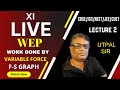 CLASS 11 || WORK ENERGY POWER || WORK DONE BY VARIABLE FORCE || CBSE ISC