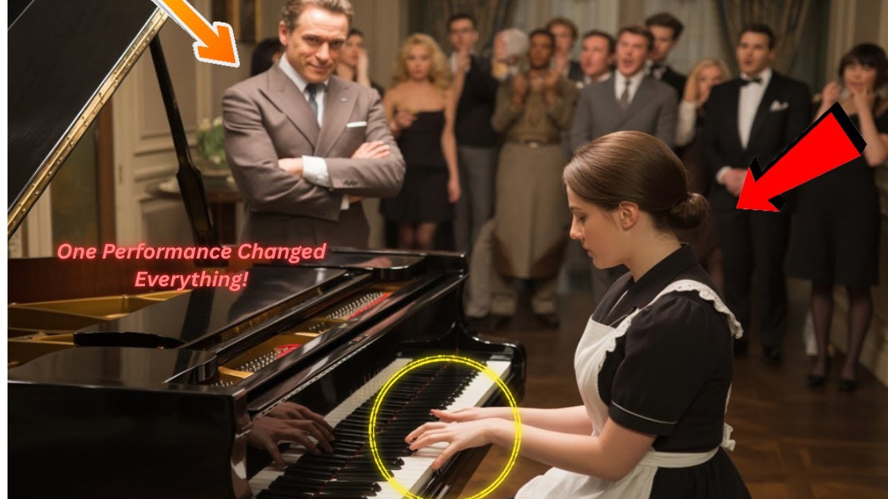 Rich Man Mocked His Maid’s Piano Skills — But Her Hidden Talent Shocked the Entire Mansion
